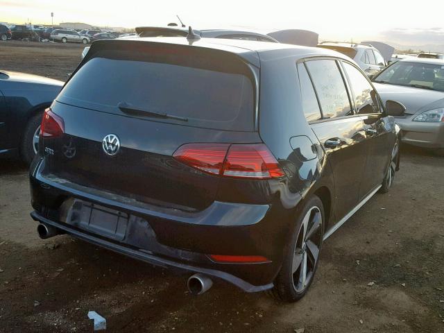 3VW447AU0JM257025 - 2018 VOLKSWAGEN GTI S/SE GRAY photo 4