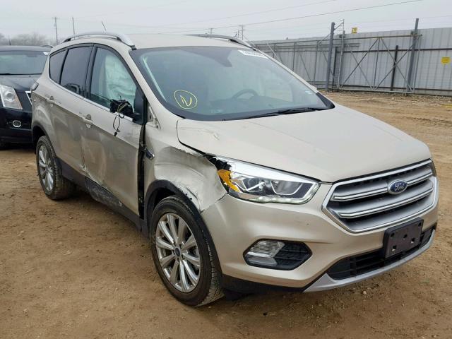 1FMCU0JD2HUA49770 - 2017 FORD ESCAPE TIT GOLD photo 1