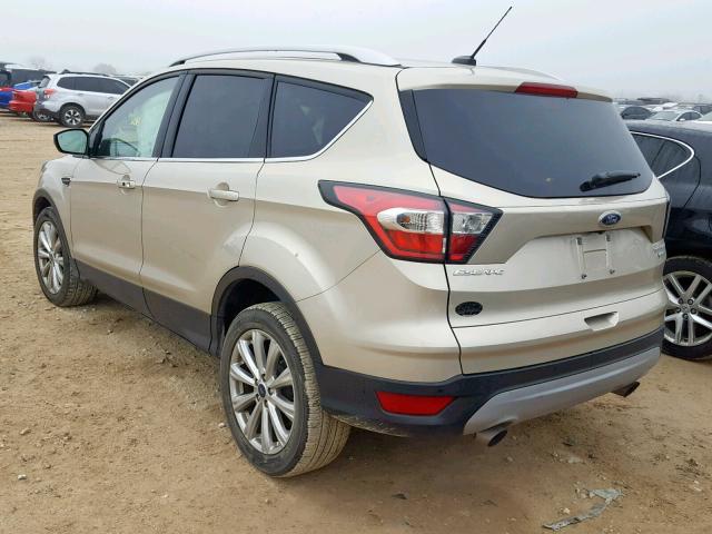 1FMCU0JD2HUA49770 - 2017 FORD ESCAPE TIT GOLD photo 3