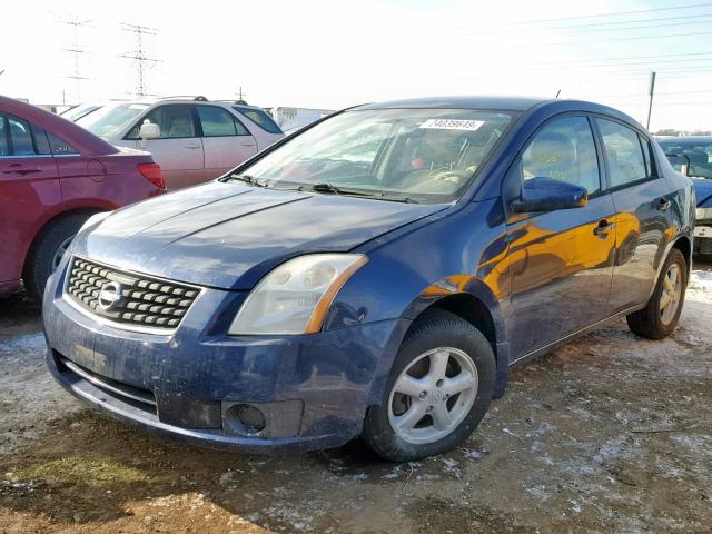 3N1AB61E37L613192 - 2007 NISSAN SENTRA 2.0 BLUE photo 2