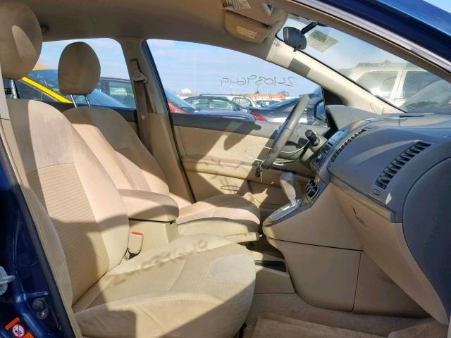 3N1AB61E37L613192 - 2007 NISSAN SENTRA 2.0 BLUE photo 5