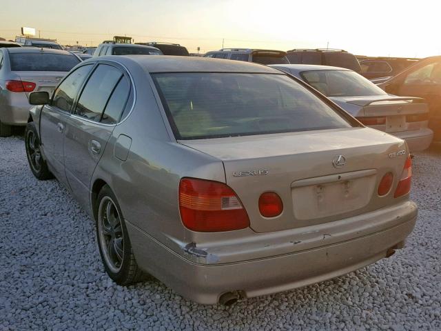 JT8BH68X3W0008073 - 1998 LEXUS GS 400 GOLD photo 3