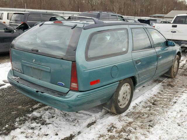 1FALP5745PA161629 - 1993 FORD TAURUS GL TEAL photo 4