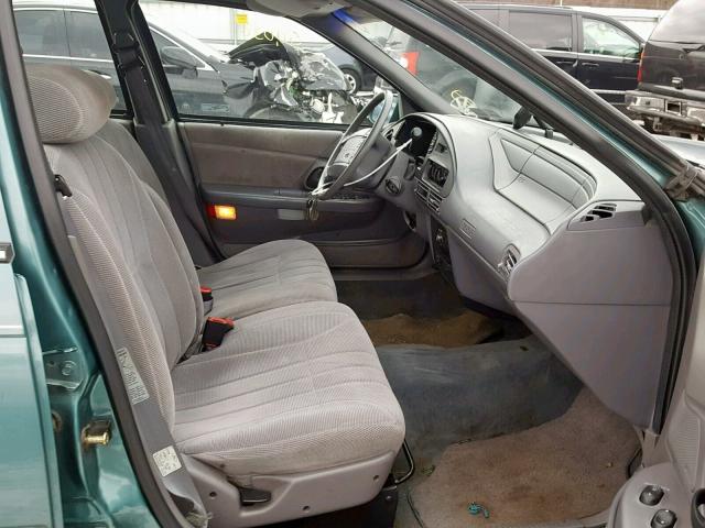 1FALP5745PA161629 - 1993 FORD TAURUS GL TEAL photo 5