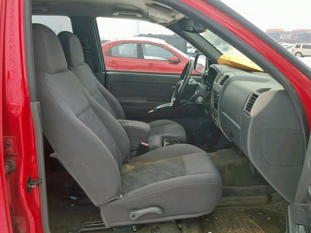 1GCCS136148164183 - 2004 CHEVROLET COLORADO RED photo 5