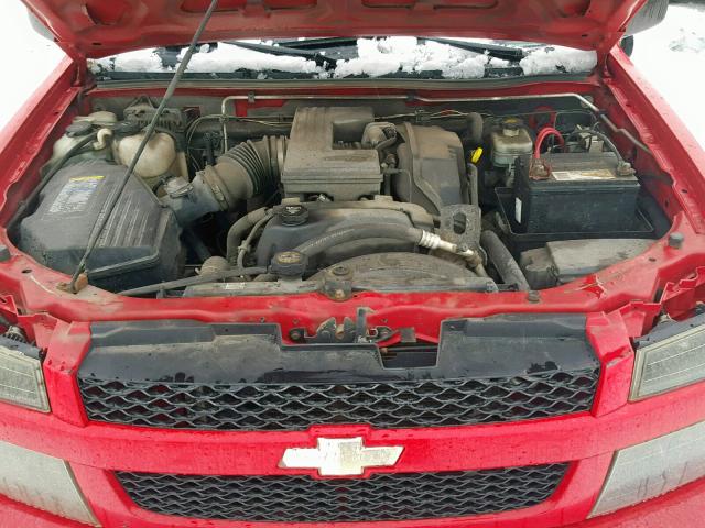 1GCCS136148164183 - 2004 CHEVROLET COLORADO RED photo 7