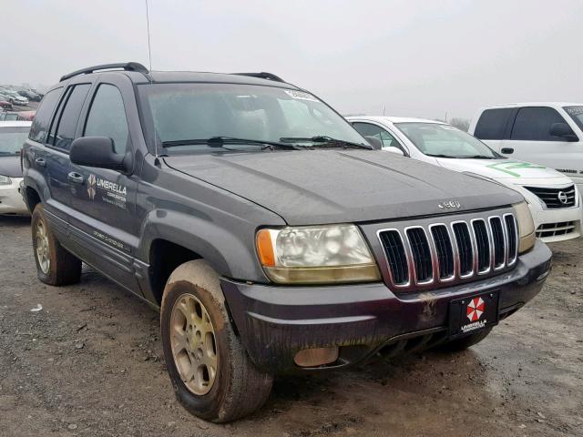 1J4GX58N72C206242 - 2002 JEEP GRAND CHER GRAY photo 1