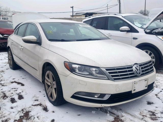 WVWBP7AN5DE565621 - 2013 VOLKSWAGEN CC SPORT WHITE photo 1