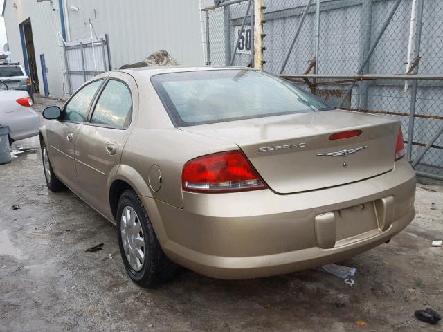 1C3EL46X04N234872 - 2004 CHRYSLER SEBRING LX BEIGE photo 3