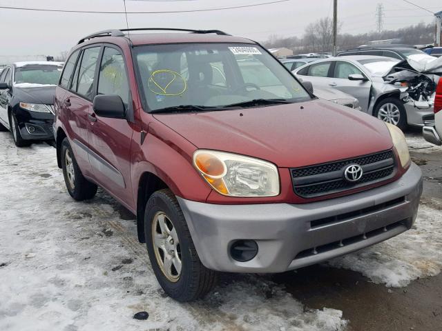 JTEGD20V550085706 - 2005 TOYOTA RAV4 BURGUNDY photo 1