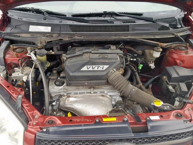 JTEGD20V550085706 - 2005 TOYOTA RAV4 BURGUNDY photo 7