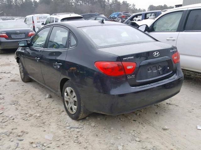 KMHDU46DX9U819137 - 2009 HYUNDAI ELANTRA GL Қара фото 3