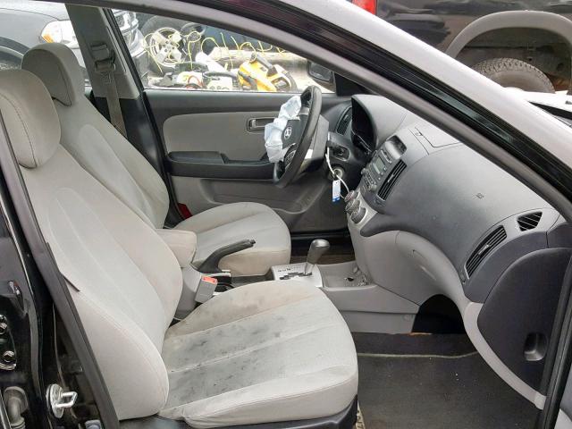 KMHDU46DX9U819137 - 2009 HYUNDAI ELANTRA GL Қара фото 5