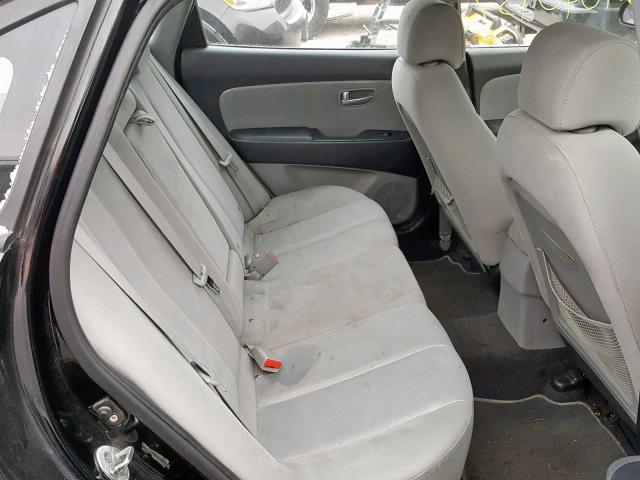 KMHDU46DX9U819137 - 2009 HYUNDAI ELANTRA GL Қара фото 6
