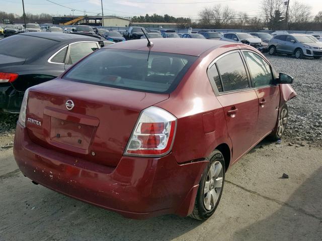 3N1AB61E68L680273 - 2008 NISSAN SENTRA 2.0 RED photo 4