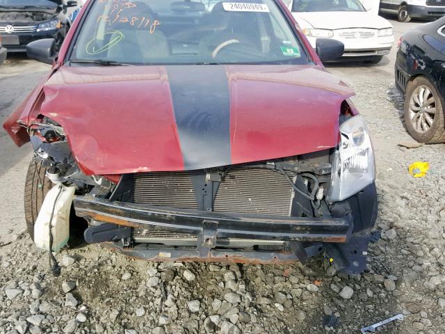 3N1AB61E68L680273 - 2008 NISSAN SENTRA 2.0 RED photo 9