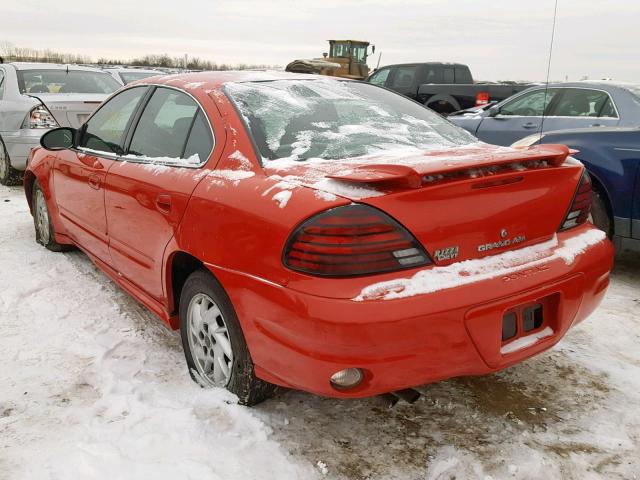 1G2NF52E34M547700 - 2004 PONTIAC GRAND AM S RED photo 3