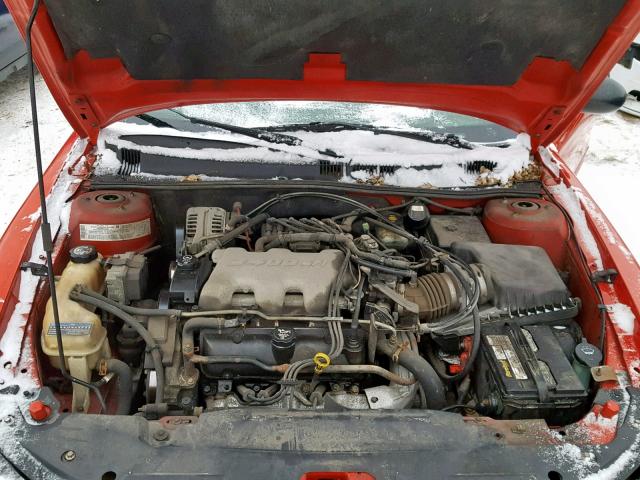 1G2NF52E34M547700 - 2004 PONTIAC GRAND AM S RED photo 7