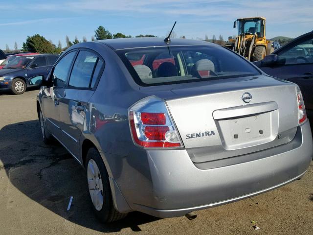 3N1AB61E58L653890 - 2008 NISSAN SENTRA 2.0 SILVER photo 3