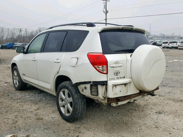 JTMBK31V475022045 - 2007 TOYOTA RAV4 LIMIT WHITE photo 3