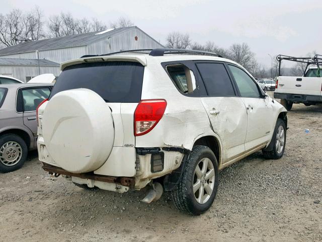 JTMBK31V475022045 - 2007 TOYOTA RAV4 LIMIT WHITE photo 4