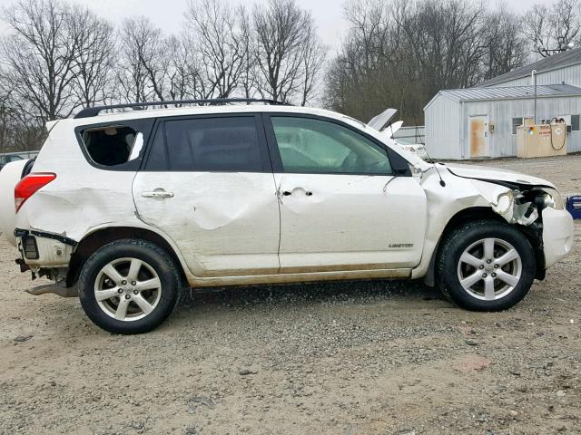 JTMBK31V475022045 - 2007 TOYOTA RAV4 LIMIT WHITE photo 9