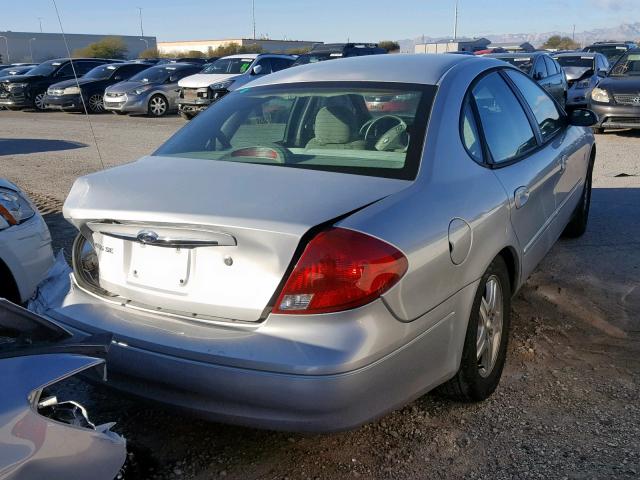 1FAFP56S9YG227594 - 2000 FORD TAURUS SEL GRAY photo 4