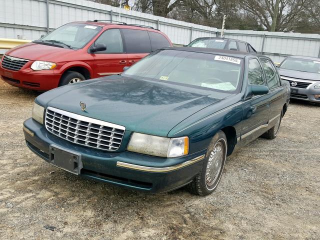 1G6KE54Y8XU708428 - 1999 CADILLAC DEVILLE DE GREEN photo 2