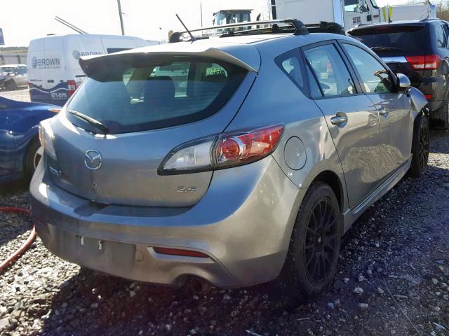 JM1BL1K5XB1378242 - 2011 MAZDA 3 S GRAY photo 4