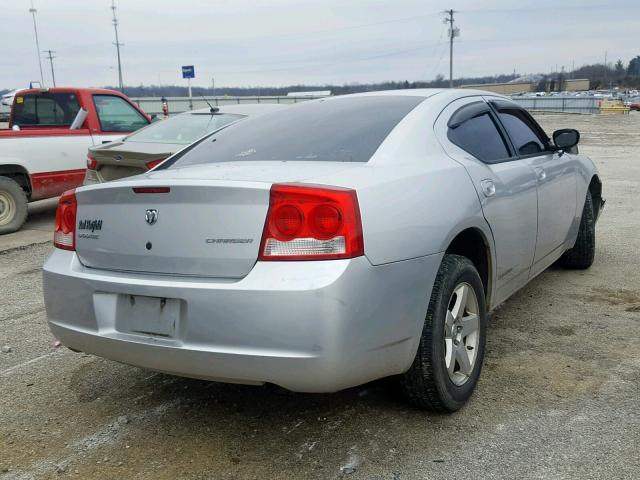 2B3KA43D49H573196 - 2009 DODGE CHARGER SILVER photo 4