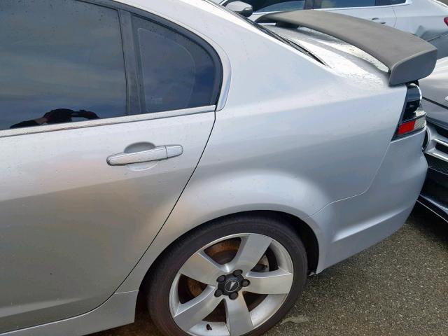 6G2EC57Y59L238600 - 2009 PONTIAC G8 GT SILVER photo 9