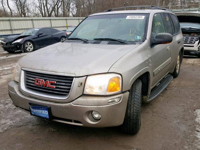 1GKDT13S822372693 - 2002 GMC ENVOY SILVER photo 2