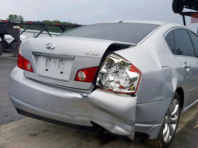 JNKAY01F46M261700 - 2006 INFINITI M35 BASE SILVER photo 9