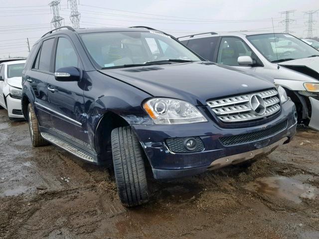 4JGBB86E87A280853 - 2007 MERCEDES-BENZ ML 350 BLUE photo 1