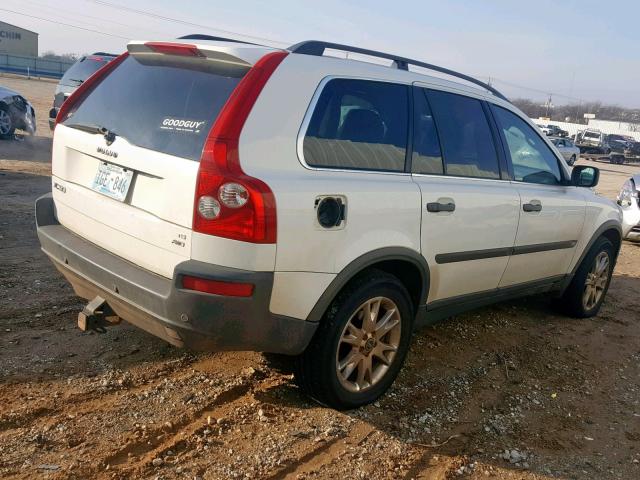 YV1CZ911X51160994 - 2005 VOLVO XC90 T6 WHITE photo 4