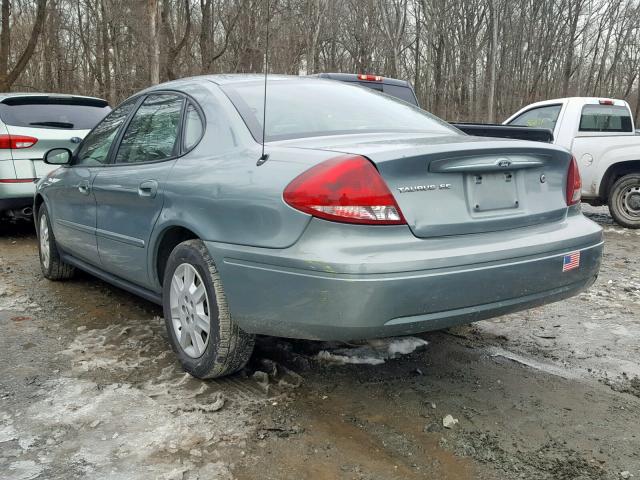 1FAFP53UX6A192098 - 2006 FORD TAURUS SE GREEN photo 3