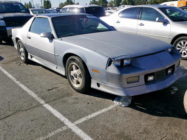 1G1FP23E7ML125311 - 1991 CHEVROLET CAMARO RS GRAY photo 1