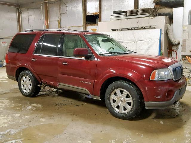 5LMFU28RX4LJ22259 - 2004 LINCOLN NAVIGATOR MAROON photo 9