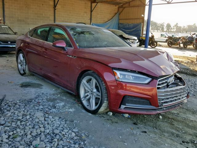 WAUENCF53JA133324 - 2018 AUDI A5 PREMIUM MAROON photo 1