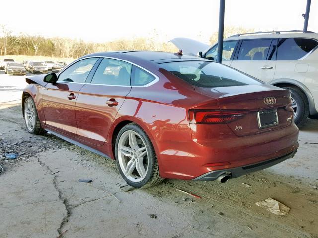 WAUENCF53JA133324 - 2018 AUDI A5 PREMIUM MAROON photo 3