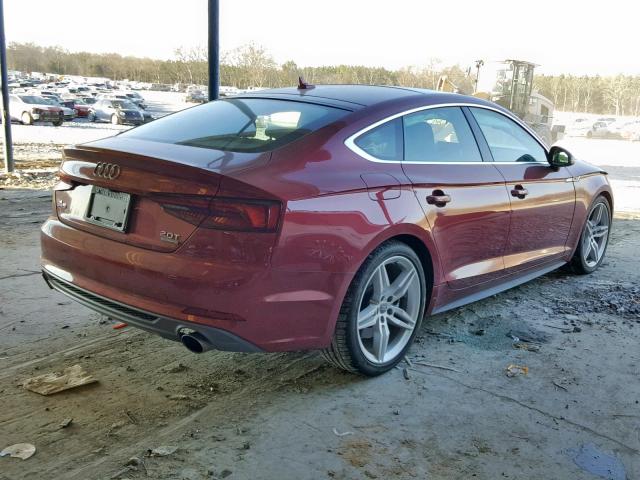 WAUENCF53JA133324 - 2018 AUDI A5 PREMIUM MAROON photo 4