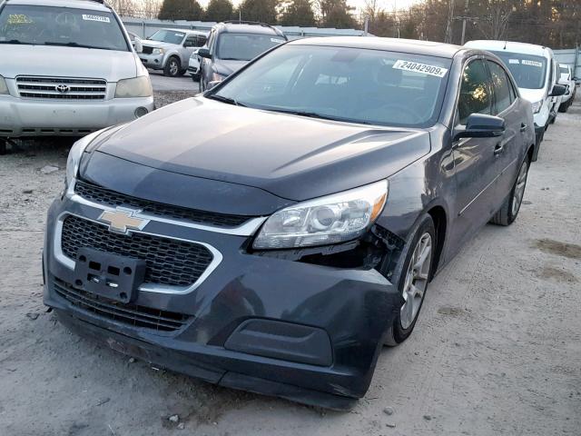 1G11C5SL9EF238135 - 2014 CHEVROLET MALIBU 1LT BLACK photo 2