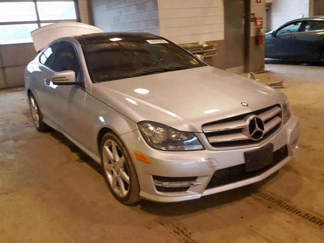 WDDGJ4HB4DF989440 - 2013 MERCEDES-BENZ C 250 SILVER photo 1