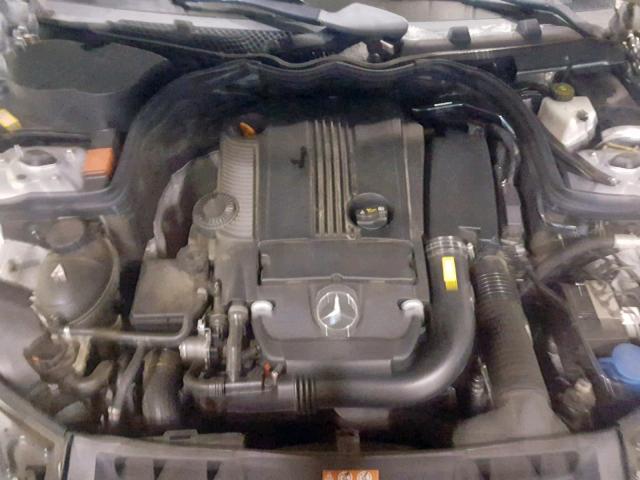 WDDGJ4HB4DF989440 - 2013 MERCEDES-BENZ C 250 SILVER photo 7