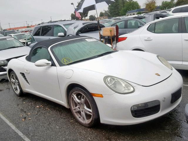 WP0CA29835U712503 - 2005 PORSCHE BOXSTER WHITE photo 1