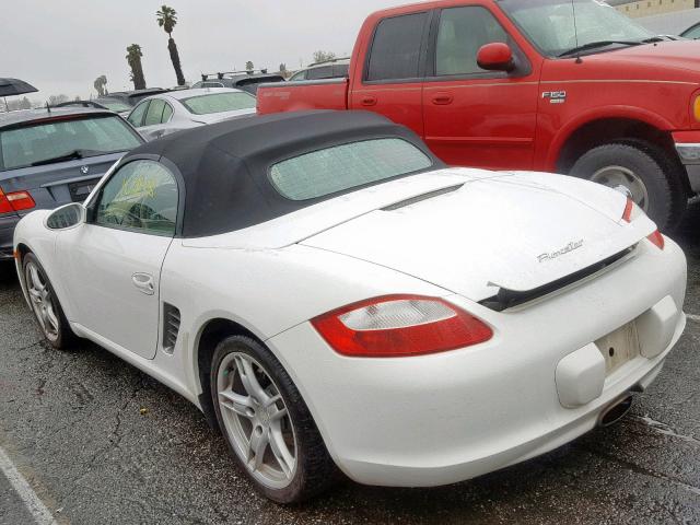 WP0CA29835U712503 - 2005 PORSCHE BOXSTER WHITE photo 3