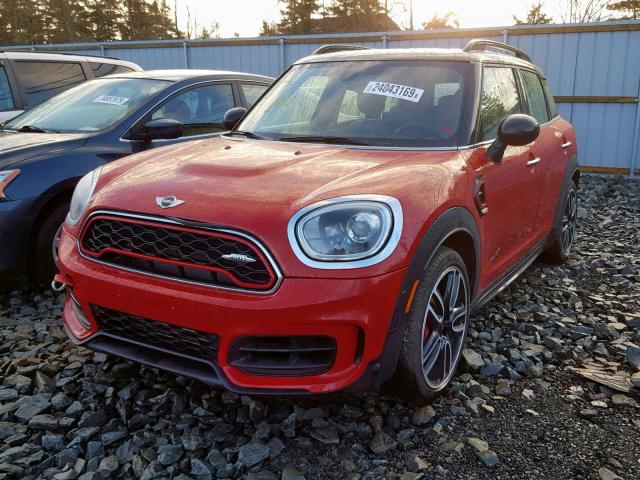 WMZYV9C35J3B91870 - 2018 MINI COOPER JCW RED photo 2