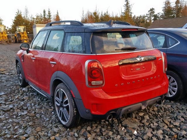 WMZYV9C35J3B91870 - 2018 MINI COOPER JCW RED photo 3