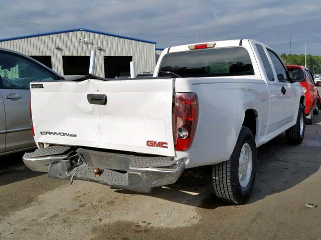 1GTCS39E788212348 - 2008 GMC CANYON SLE WHITE photo 4