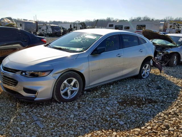 1G1ZB5ST5JF210199 - 2018 CHEVROLET MALIBU LS Silber Foto 2